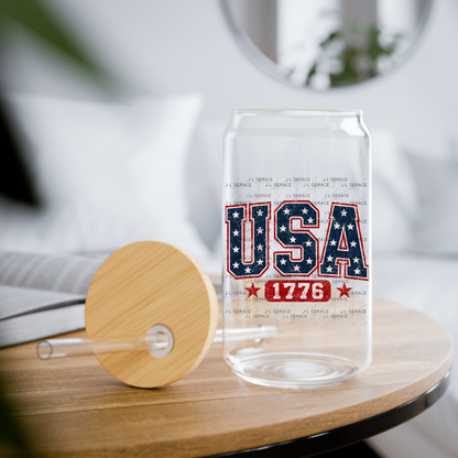 USA 1776 Distressed Patriotic PNG Design