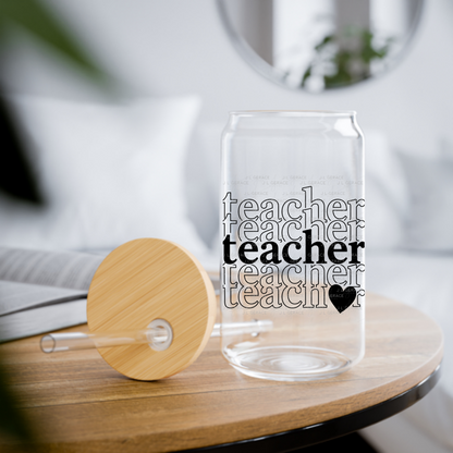 Teacher Teacher Heart PNG Digital Download (2 Colors)