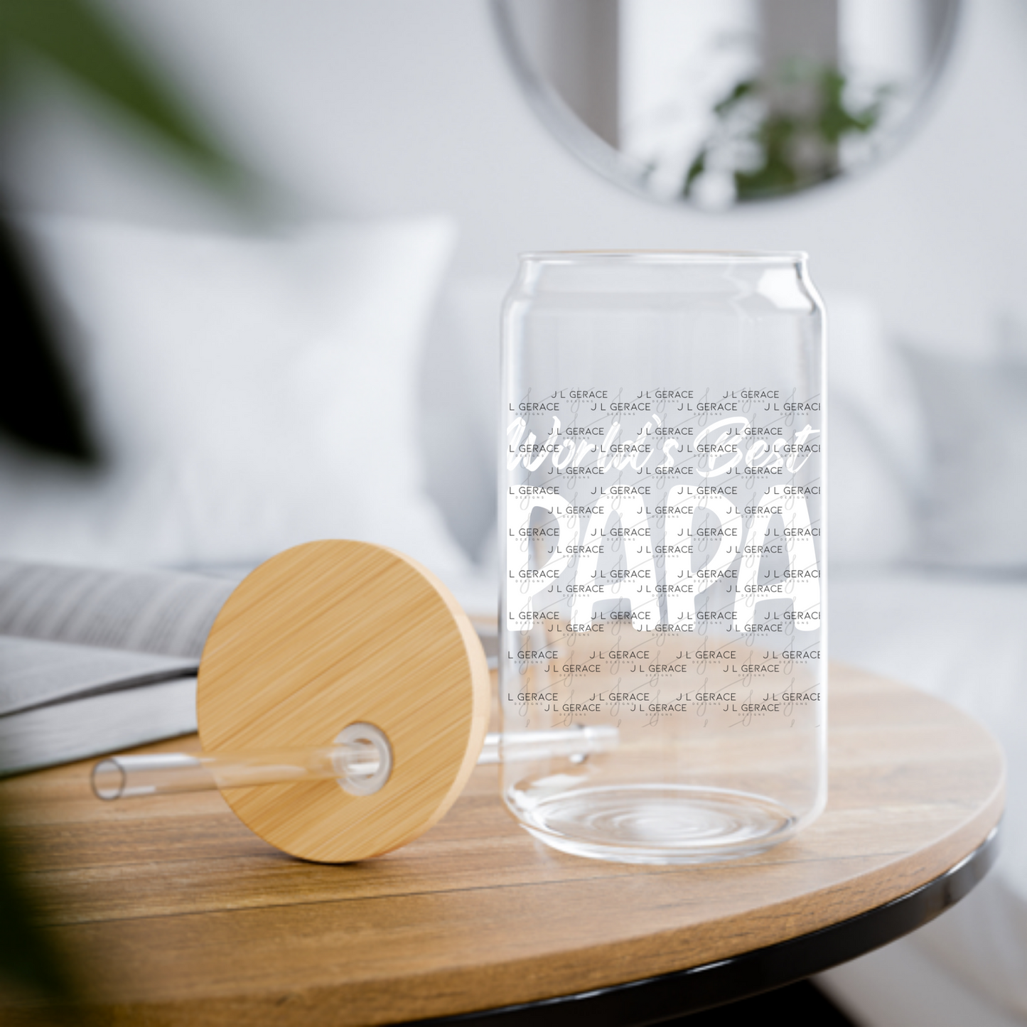 World’s Best Papa PNG – Minimalist Typography Quote Design