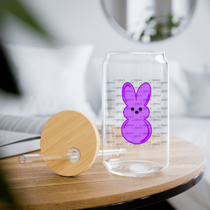 Purple Bunny Peep Easter Clipart Sublimation PNG