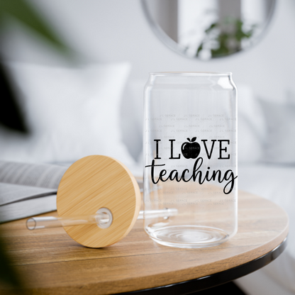 I Love Teaching Apple Teacher Colorful PNG (2 Colors)