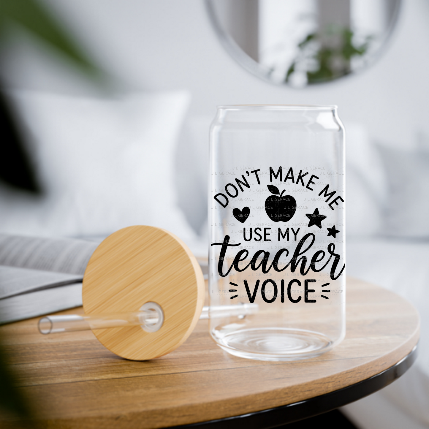 Don't Make Me Use My Teacher Voice PNG (2 Colors)