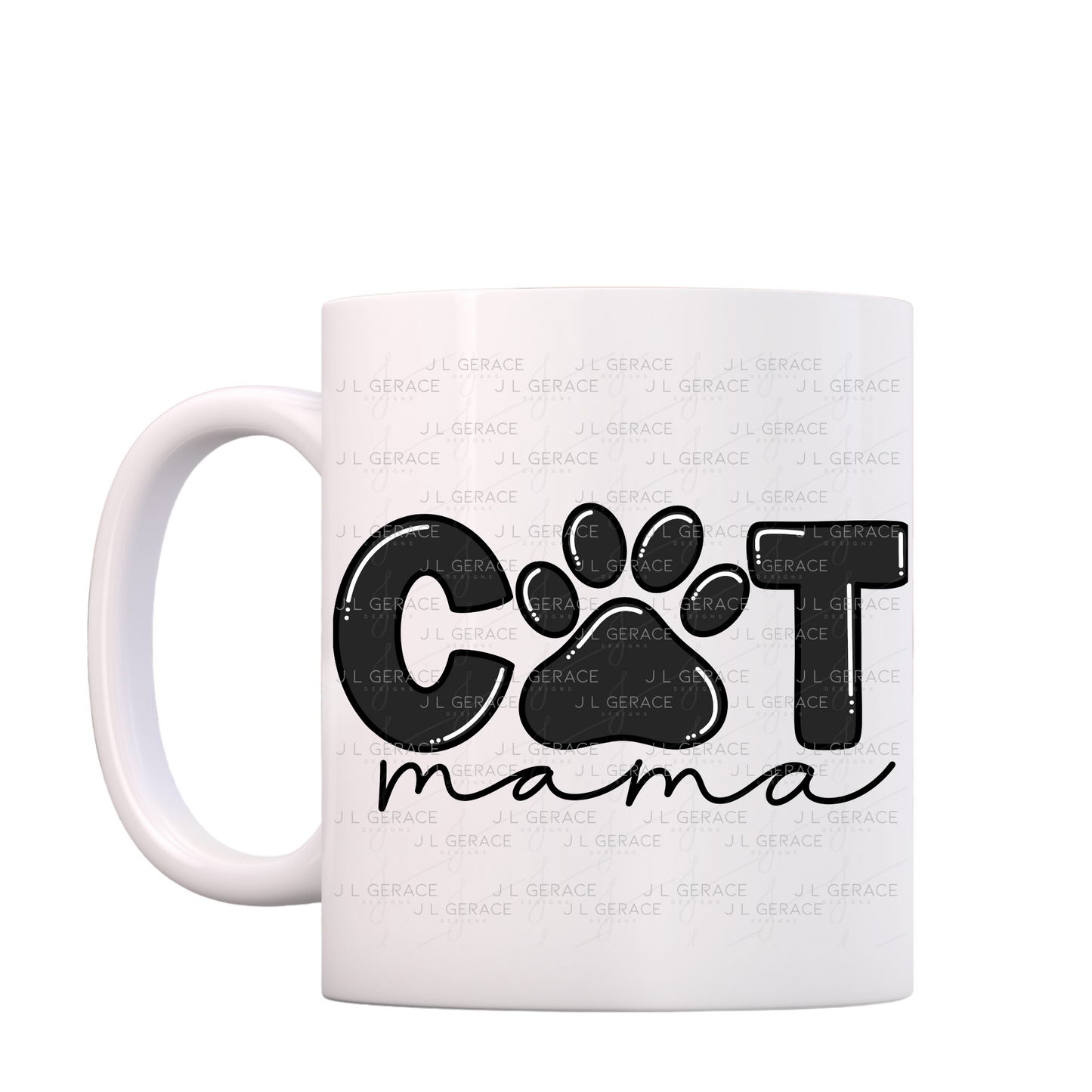 Cat Paw Print PNG – Cute Pet Lover Sublimation Design