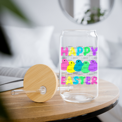 Happy Easter Chick Clipart Sublimation PNG Peeps Chick Colorful Design