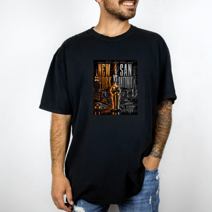 New York vs San Antonio Championship Basketball PNG Design