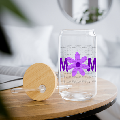 Mom Flower PNG Clipart Sublimation PNG Mothers Day Purple Daisy Design