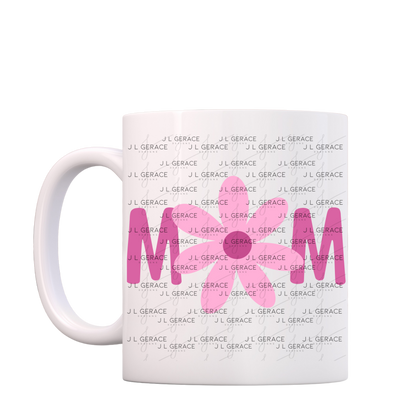 Mom Daisy Floral Rose Pink PNG Design