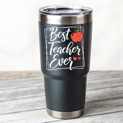 Best Teacher Ever Apple PNG (2 Colors)