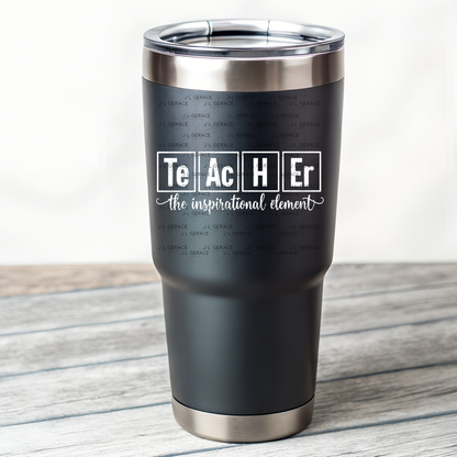 Teacher The Inspirational Element PNG (2 Colors)