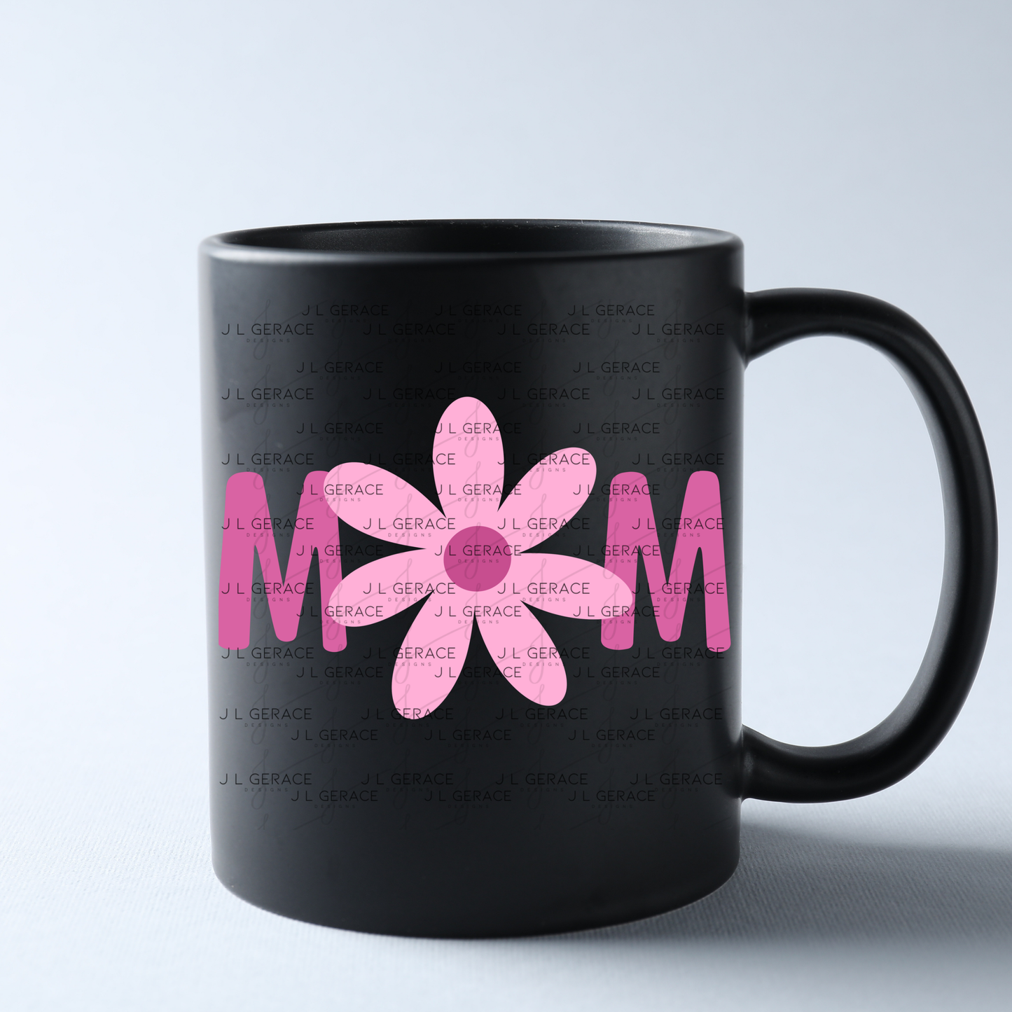 Mom Daisy Floral Rose Pink PNG Design
