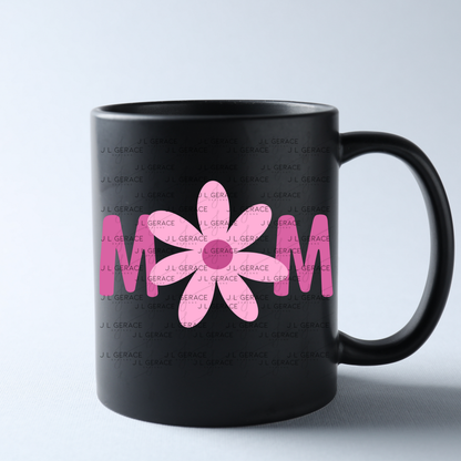 Mom Daisy Floral Rose Pink PNG Design
