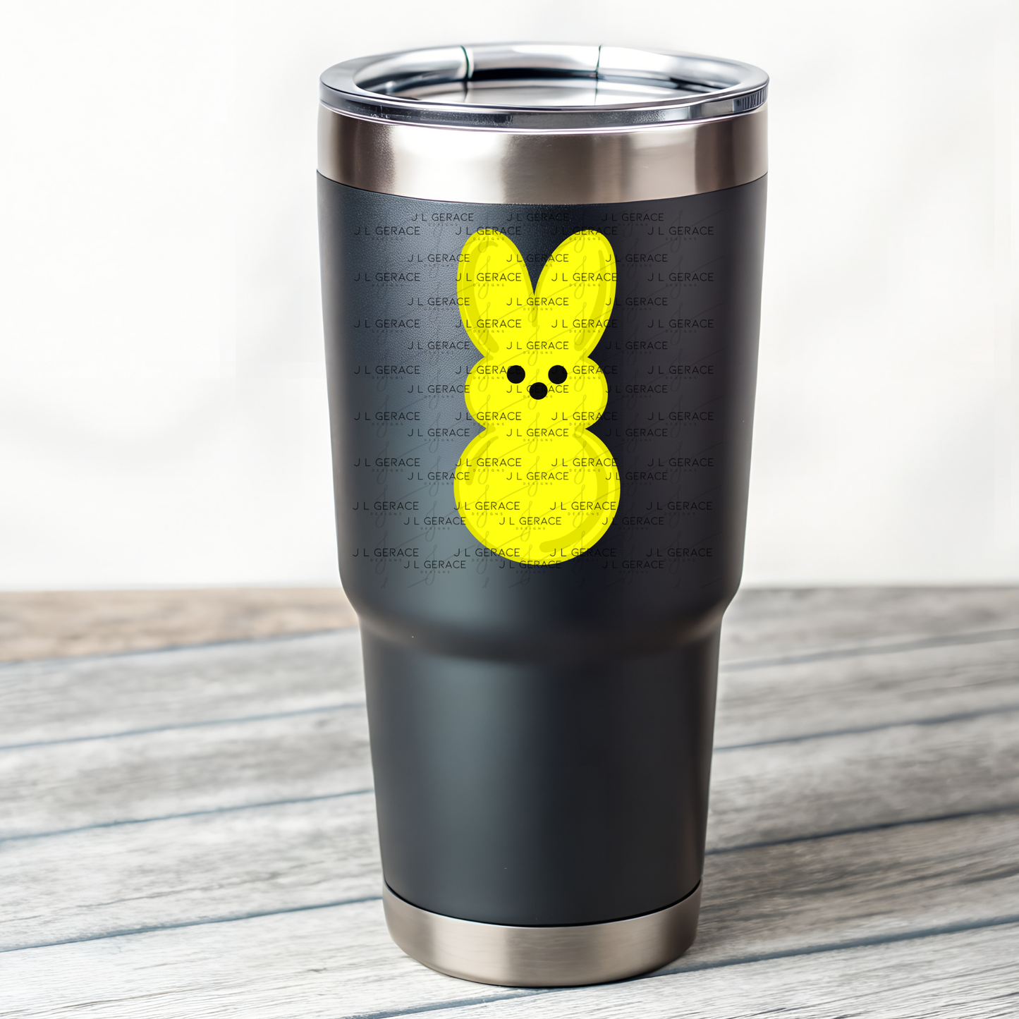 Yellow Bunny Peep Easter Clipart Sublimation PNG