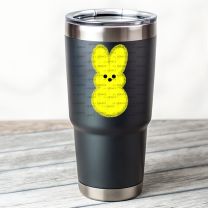 Yellow Bunny Peep Easter Clipart Sublimation PNG