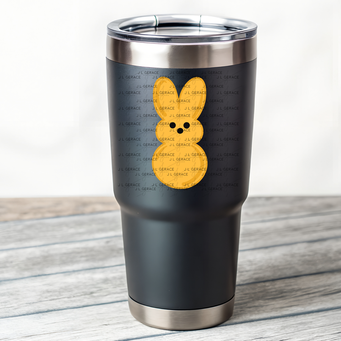 Orange Bunny Peep Easter Clipart Sublimation PNG