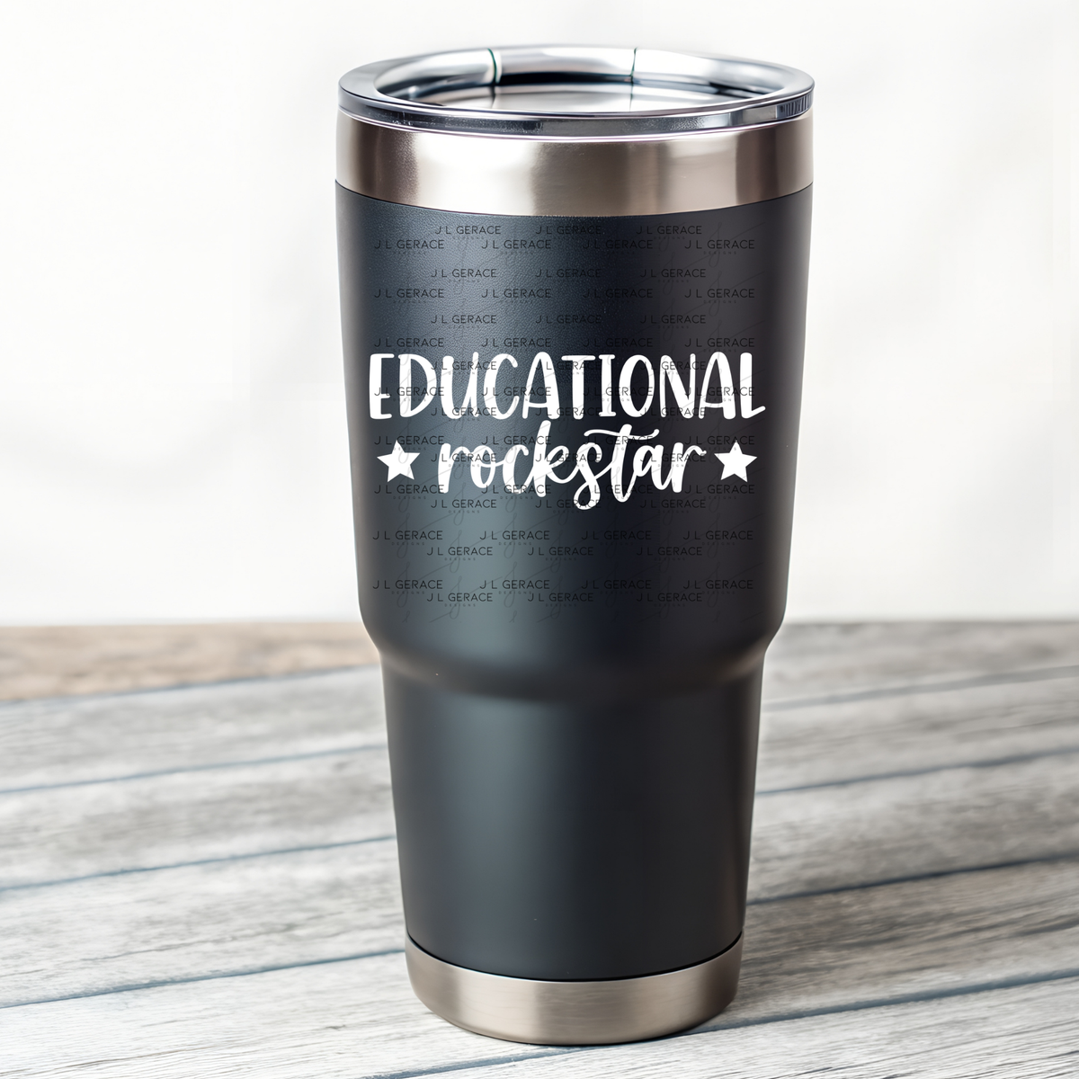 Educational Rockstar Teacher PNG Bundle Digital Download (2 Colors)