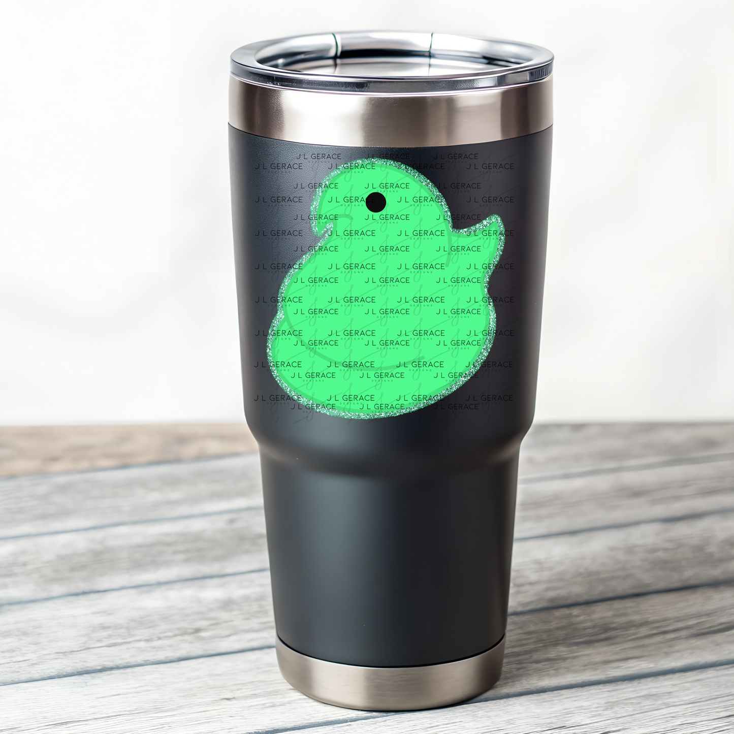 Green Glitter Easter Peep Chick Clipart Sublimation PNG
