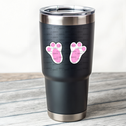 Easter Bunny Feet Black Outline PNG