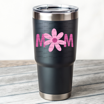 Mom Daisy Floral Rose Pink PNG Design