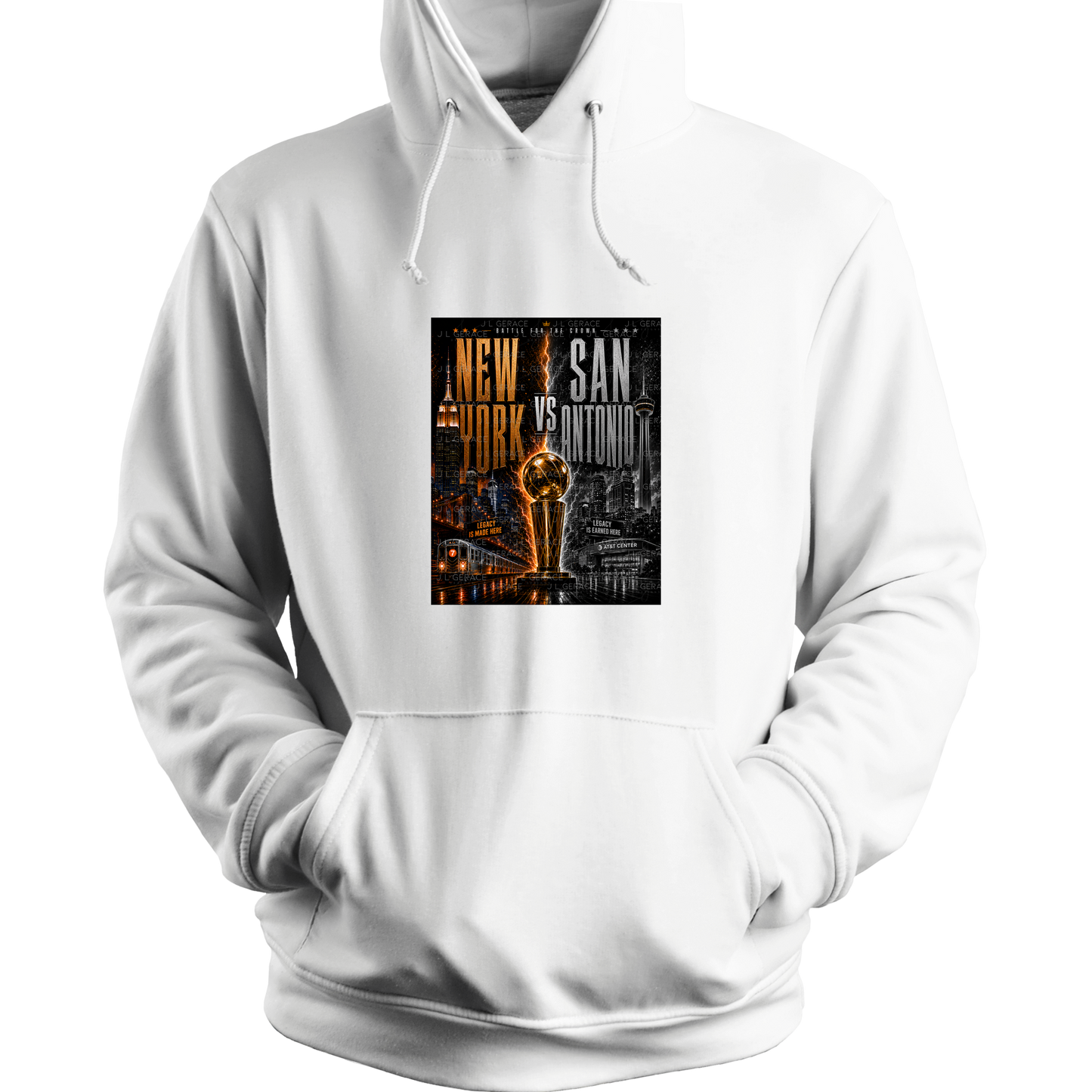 New York vs San Antonio Championship Basketball PNG Design