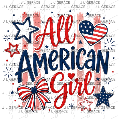 All American Girl PNG
