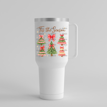 ’Tis the Season Christmas Tree Clipart Set PNG