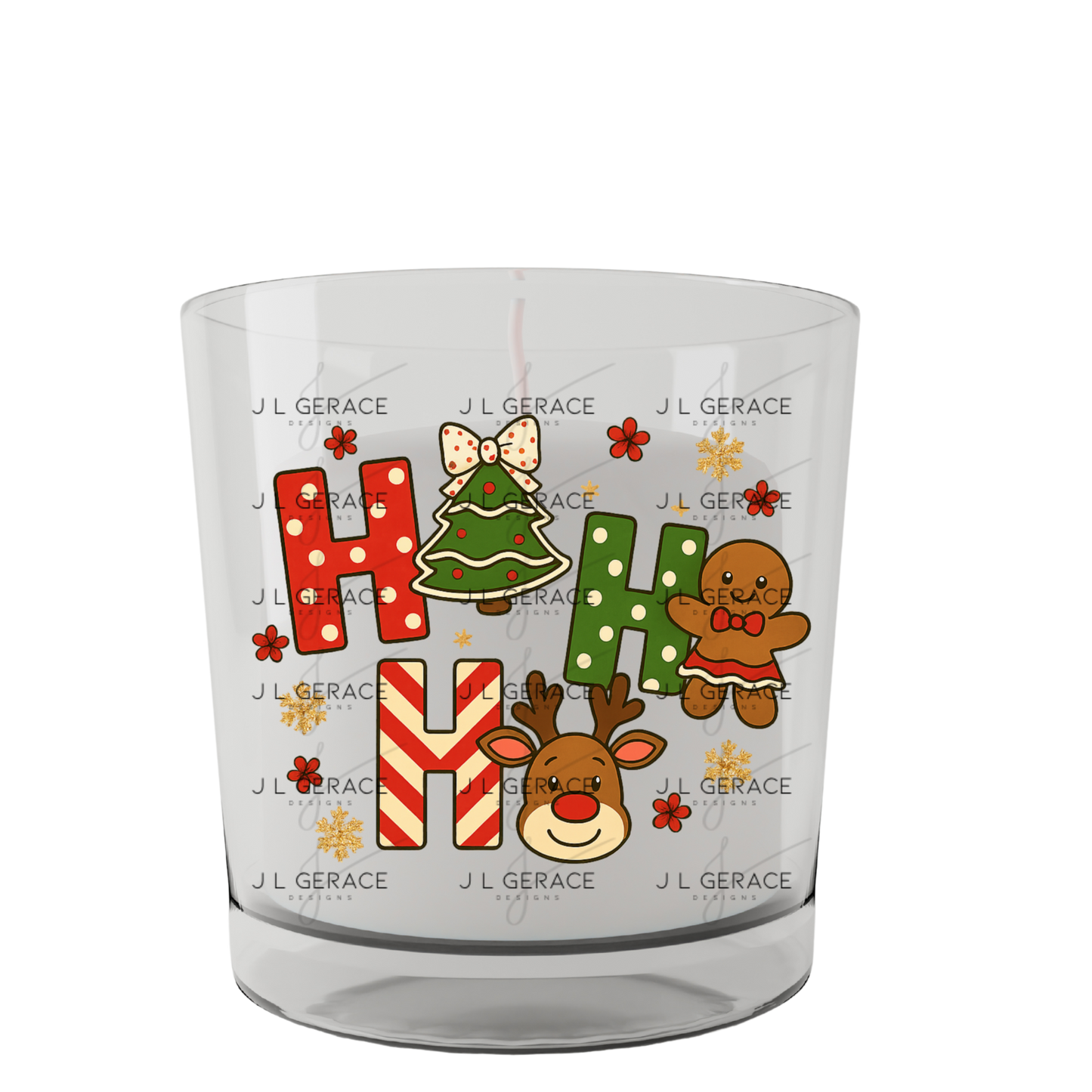 Ho Ho Ho Christmas PNG – Gingerbread, Reindeer & Tree Clipart