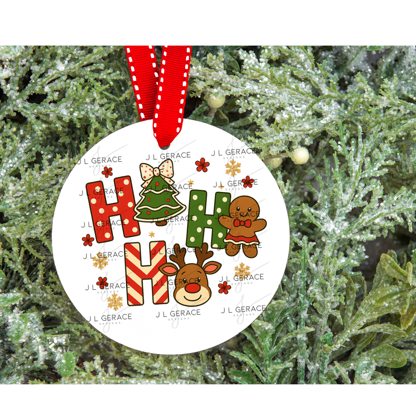Ho Ho Ho Christmas PNG – Gingerbread, Reindeer & Tree Clipart