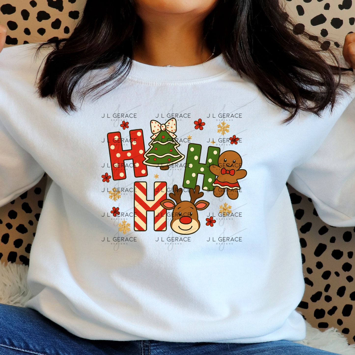 Ho Ho Ho Christmas PNG – Gingerbread, Reindeer & Tree Clipart
