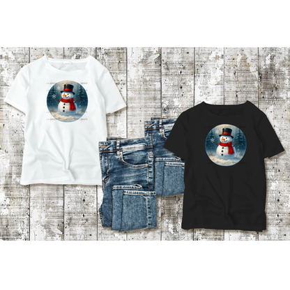 Classic Snowman PNG – Winter Snowman Clipart with Top Hat & Red Scarf