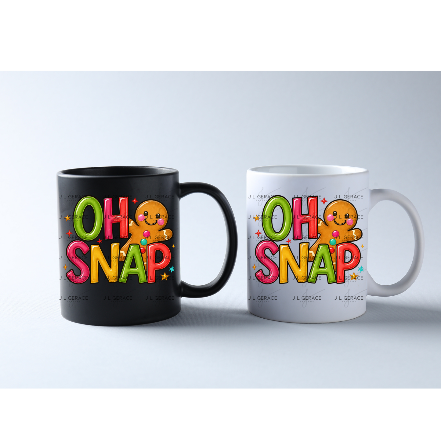 Oh Snap Gingerbread Man PNG – Cute Christmas Cookie Clipart