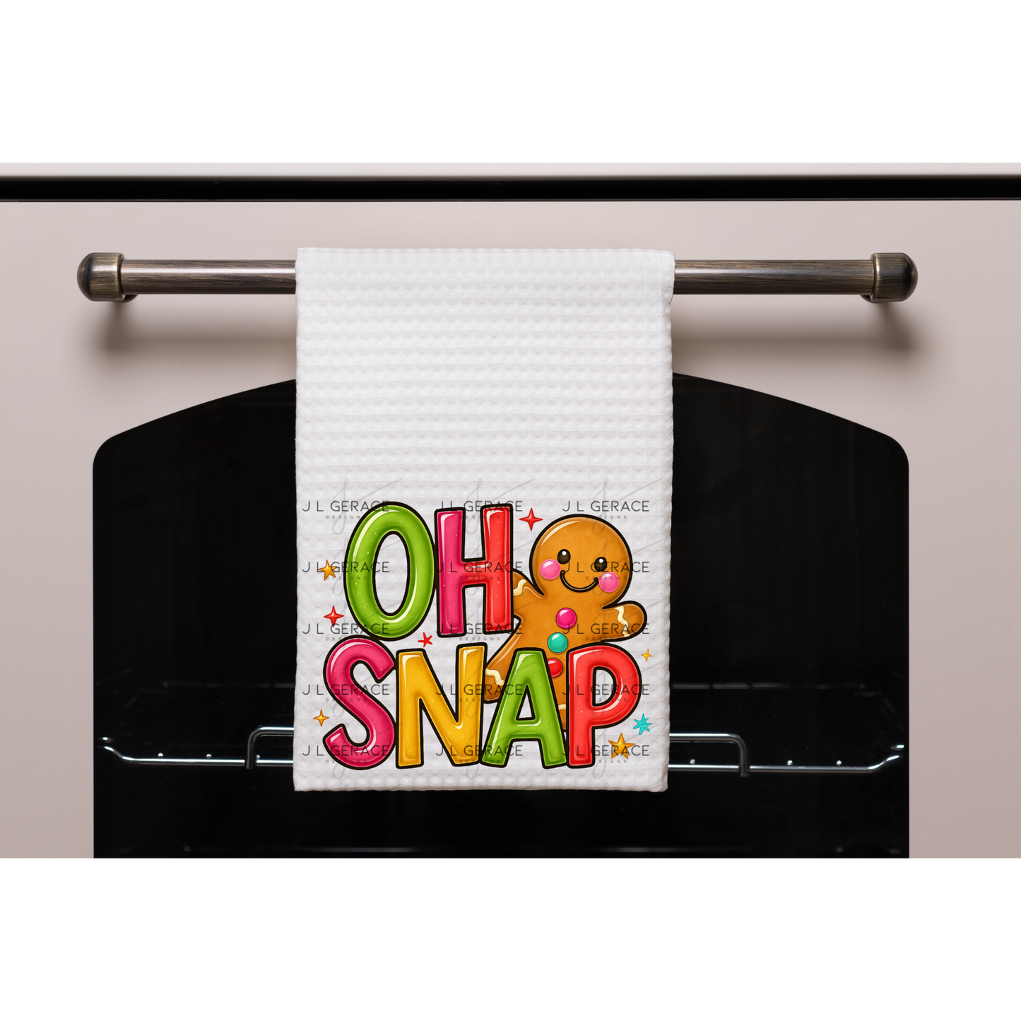 Oh Snap Gingerbread Man PNG – Cute Christmas Cookie Clipart