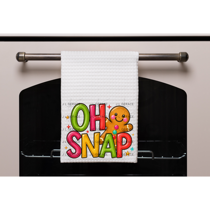 Oh Snap Gingerbread Man PNG – Cute Christmas Cookie Clipart