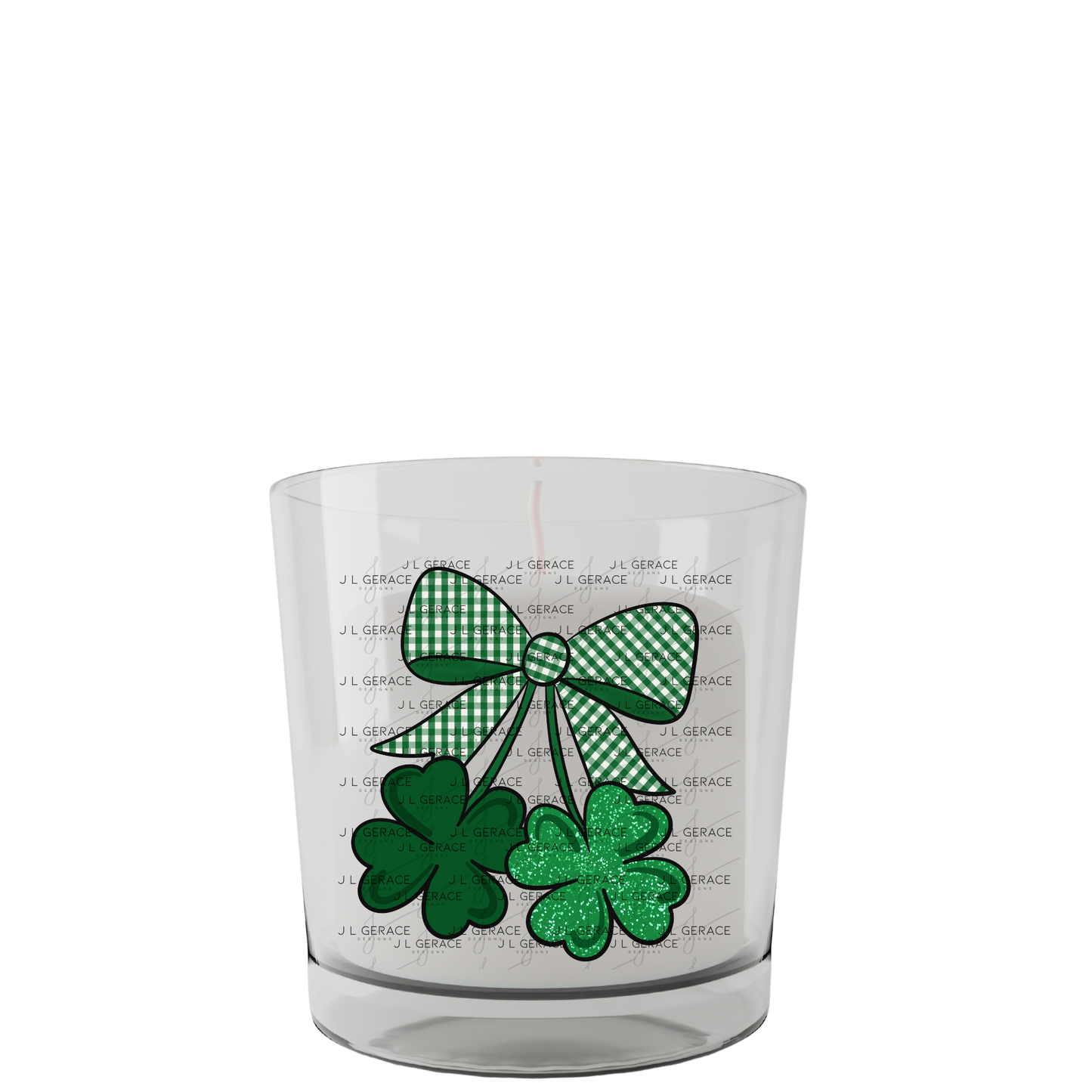 Shamrock Bow PNG St Patricks Day Clover Sublimation Digital Download