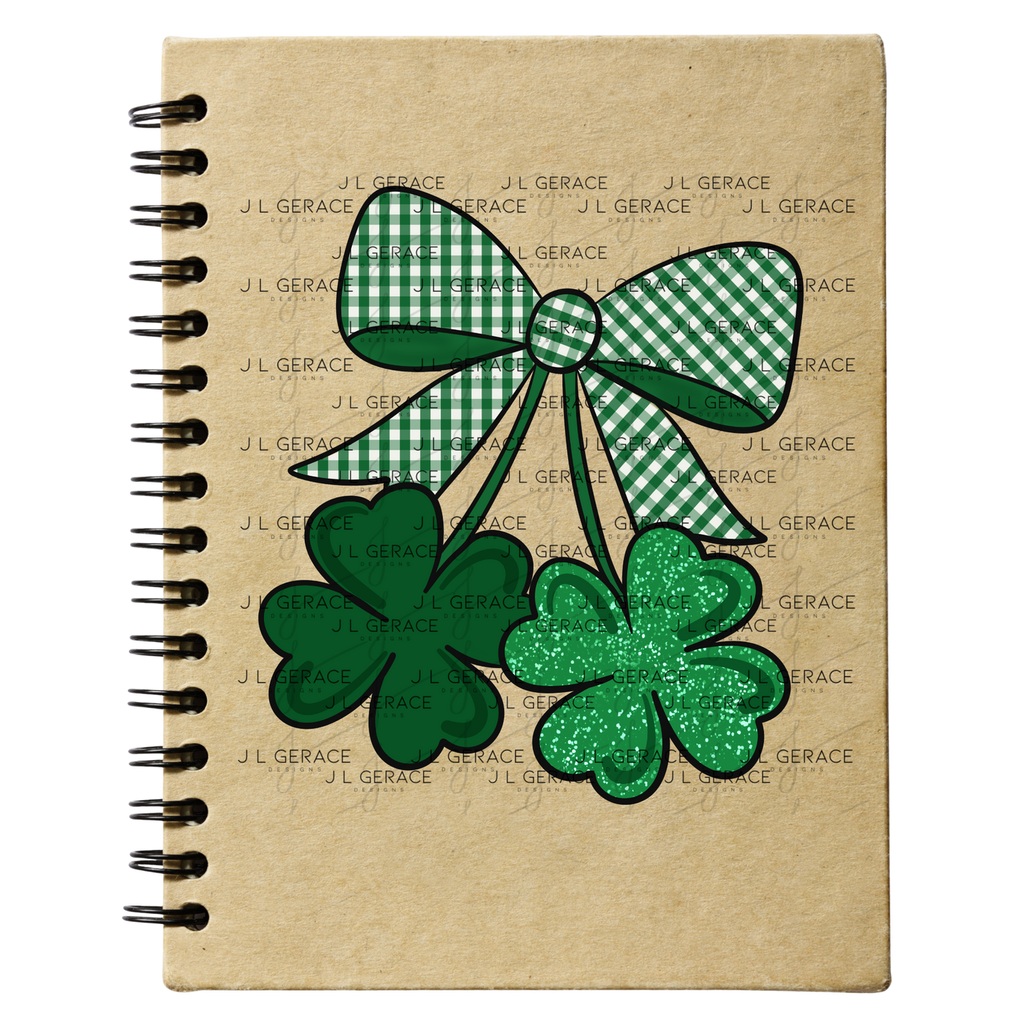 Shamrock Bow PNG St Patricks Day Clover Sublimation Digital Download
