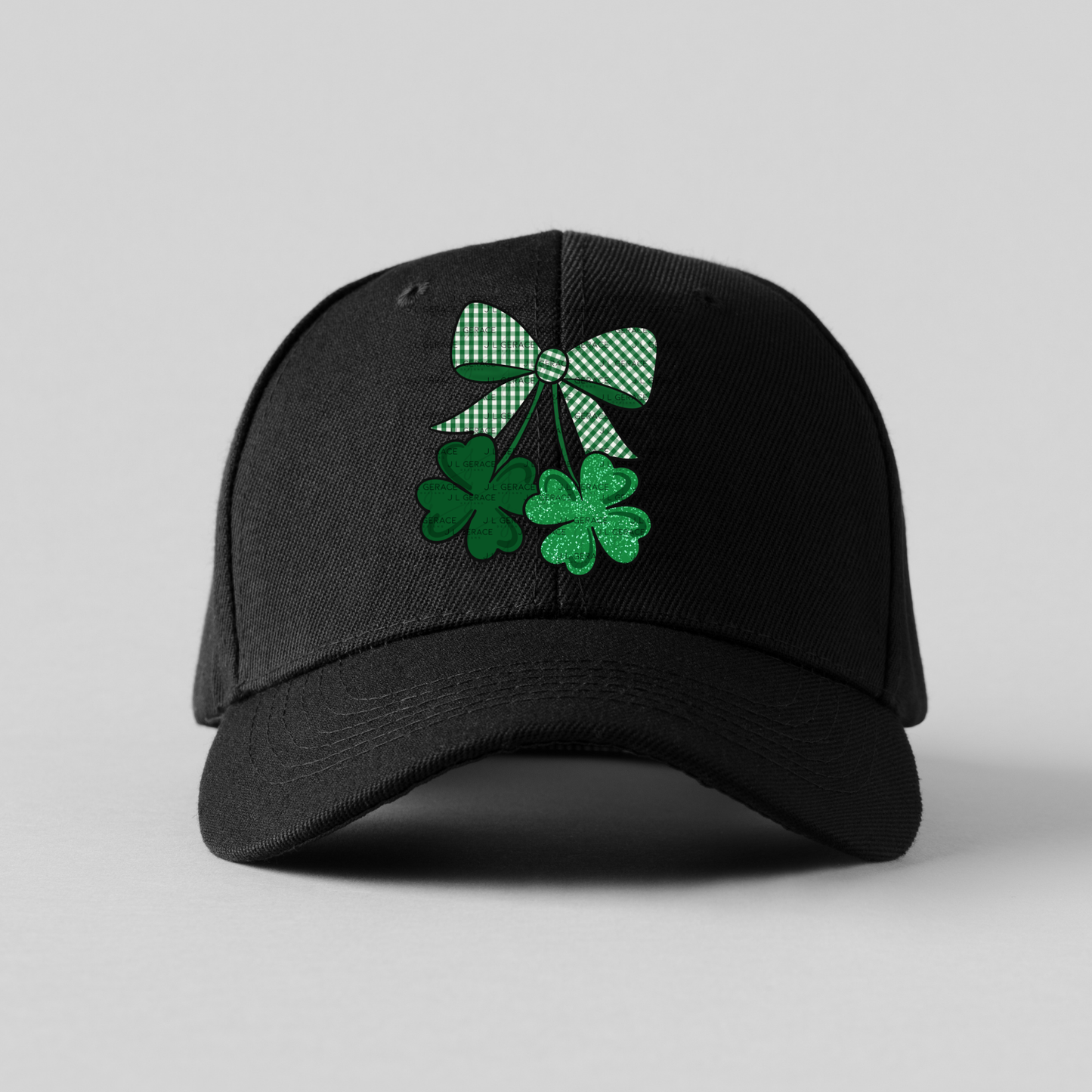 Shamrock Bow PNG St Patricks Day Clover Sublimation Digital Download