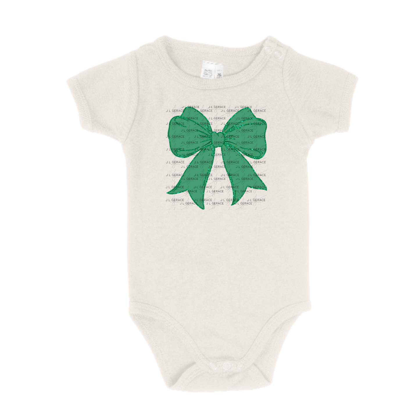 Green Glitter Bow PNG, St Patrick Bow Clipart, Emerald Glitter Ribbon Design, Sublimation PNG Download