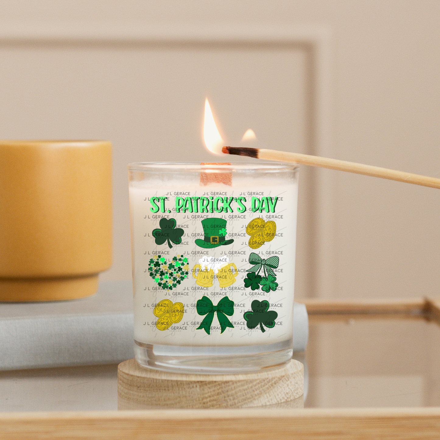 St Patricks Day PNG Festive Irish Design Shamrock Beer Hat Coins Digital Download