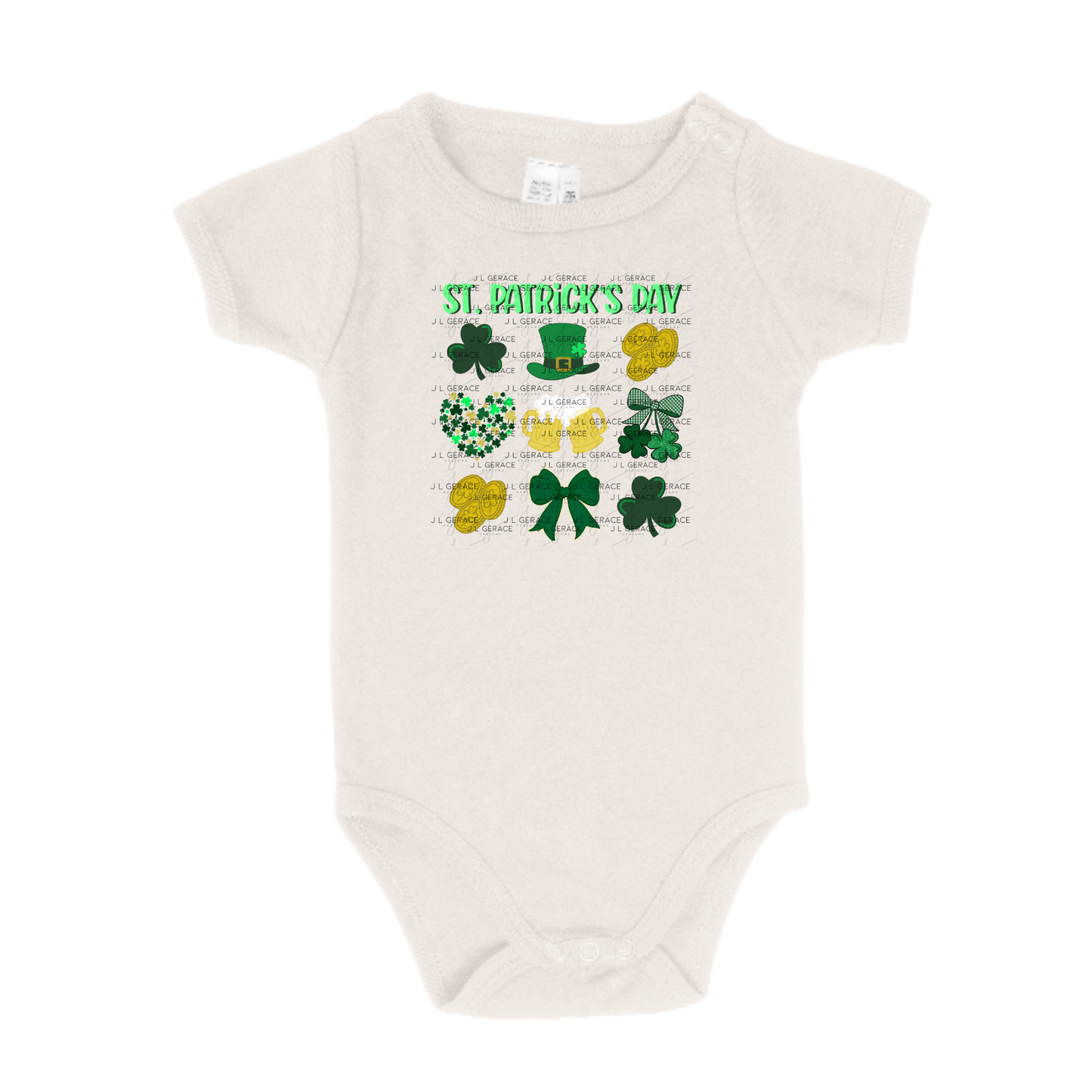 St Patricks Day PNG Festive Irish Design Shamrock Beer Hat Coins Digital Download