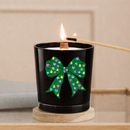 St Patricks Day Bow PNG Shamrock Rainbow Lucky Clipart Green Hair Bow Design Sublimation Download