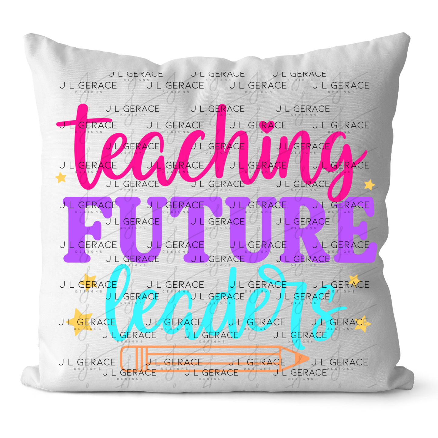 Teacher's Make The World Brighter Colorful PNG Digital Download