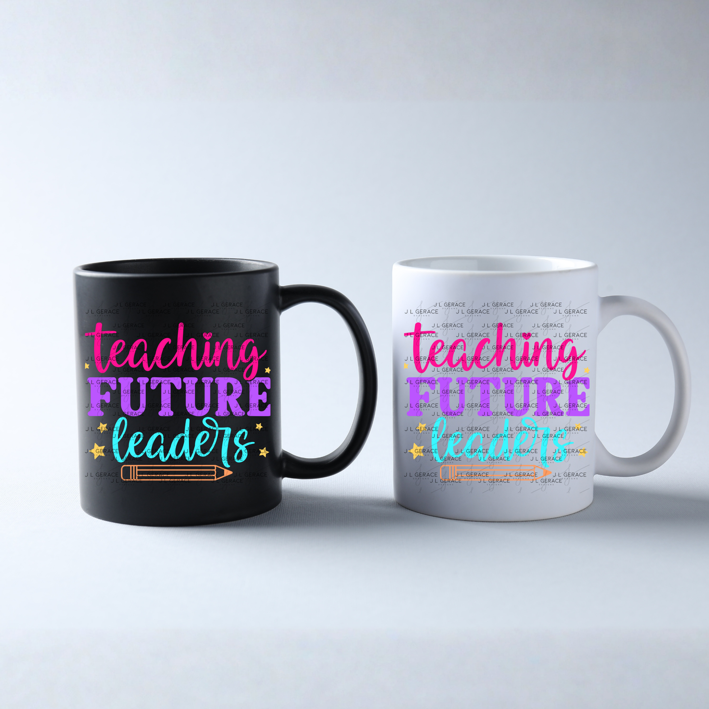 Teacher's Make The World Brighter Colorful PNG Digital Download