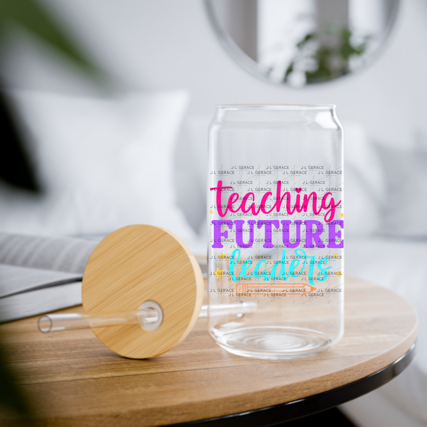 Teacher's Make The World Brighter Colorful PNG Digital Download
