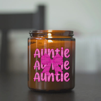 Auntie Bow PNG – Cute Pink Typography Sublimation Design