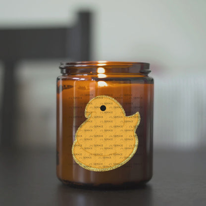 Orange Glitter Easter Peep Chick Clipart Sublimation PNG