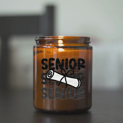 Senior PNG – Black Diploma Graduation Lettering Design