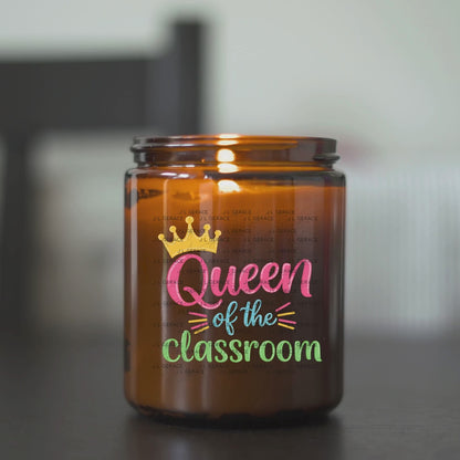 Queen of the Classroom Teacher Colorful PNG