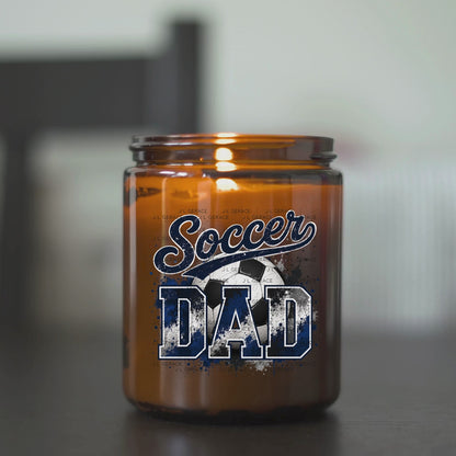 Soccer Dad PNG – Blue Black Paint Splatter Sports Design with Soccer Ball