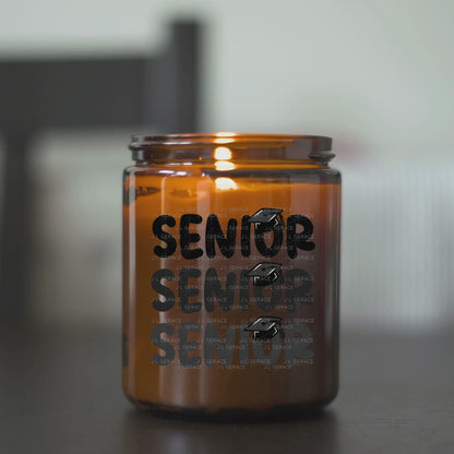 Senior PNG – Black Graduation Cap Lettering Design