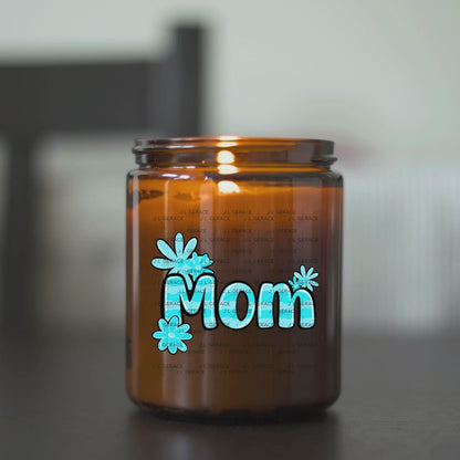 Mom Daisy Floral Blue PNG Design