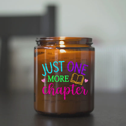 Just One More Chapter Teacher Colorful PNG